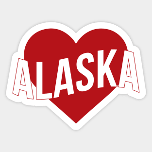 Alaska Love Sticker